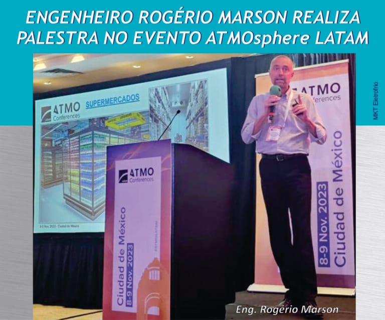 Engenheiro Rogério Marson realiza palestra no evento Atmosphere Latam